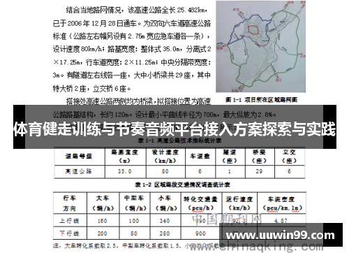 体育健走训练与节奏音频平台接入方案探索与实践